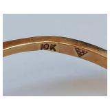 10K Mystic Topaz & Tanzanite Ring in Gold Setting