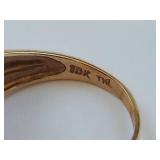 Stunning 10K Gold Garnet & Amethyst Ring