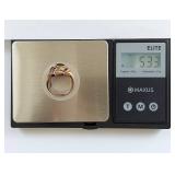 Stunning 10K Gold Garnet & Amethyst Ring