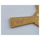 14k Gold Irish Claddagh Cross Pendant