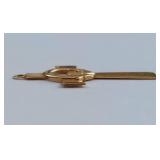 14k Gold Irish Claddagh Cross Pendant