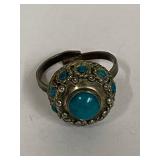 Vintage Silver Turquoise Ring