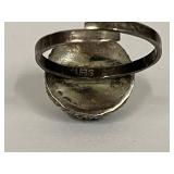 Vintage Silver Turquoise Ring