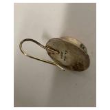 Sterling Silver Earrings with Coral / Spiny Oyster Stones