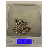 Sterling Silver Italian Chain Necklace Elegant Jewelry