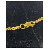 Elegant Sterling Silver Gold Plated Jewelry Set incl Emeralds