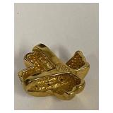 Elegant Sterling Silver Gold Plated Jewelry Set incl Emeralds