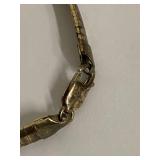 Elegant Milor Italy Sterling Silver Gold Finish Necklace