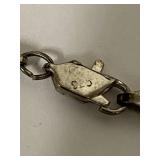 Sterling Silver Braided Chain Necklace Elegant Design