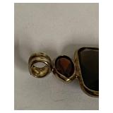 Elegant Sterling Silver Pendant Two-Stone Design