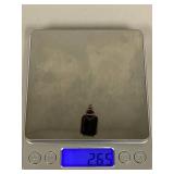 Elegant Sterling Silver Pendant Two-Stone Design