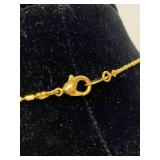 Sterling Silver Tiger Eye Necklace and Earrings Set