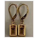 Sterling Silver Tiger Eye Necklace and Earrings Set