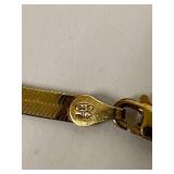 Sterling Silver Milor Italy Gold-Toned Flat Necklace Chain