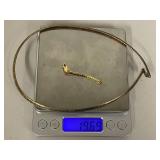 Elegant Milor Italy Sterling Silver Necklace with Extension