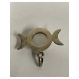 Sterling Silver Moon Phase Pendant Moonstone