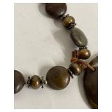 Sterling Silver Necklace with Fossil Pendant