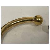 Sterling Silver 925 Mixed Metal Hoop Earrings