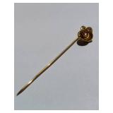 Vintage 14k Gold Knot Design Stick Pin
