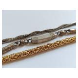 Mixed Metals, Sterling Silver & Gold Vermeil Jewelry Lot