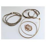 Mixed Metals, Sterling Silver & Gold Vermeil Jewelry Lot