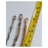 Mixed Metals, Sterling Silver & Gold Vermeil Jewelry Lot