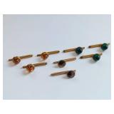 Vintage Cufflinks and Tie Pins Collection Set