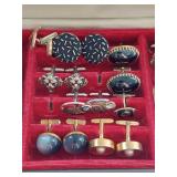 Vintage Cufflinks, Tie Clips & Bow Ties Set