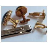 Vintage Cufflinks, Tie Clips & Bow Ties Set