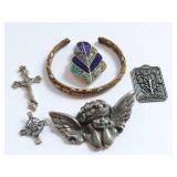 Vintage Jewelry Collection: Earrings, Pendants & More