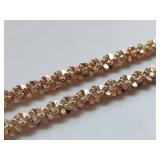 Sterling Silver Necklace with Crystal Pendant