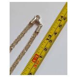 Sterling Silver Necklace with Crystal Pendant