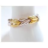 Milor Italy Sterling Silver Bracelet with Gold