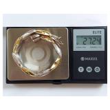 Milor Italy Sterling Silver Bracelet with Gold