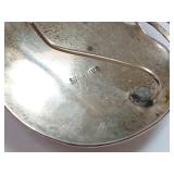 Sterling Silver Floral Cutout Clip-On Earrings