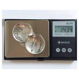 Sterling Silver Floral Cutout Clip-On Earrings