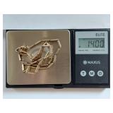 Elegant Greek Key Design Sterling Silver Necklace