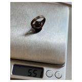 Vintage Sterling Silver Ring with Gemstone