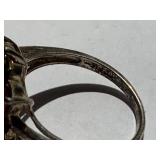 Vintage Sterling Silver Multi-Stone Ring