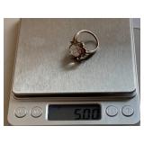 Vintage Sterling Silver Multi-Stone Ring