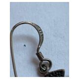 Sterling Silver Celtic Cross Earrings 925 Unique Design