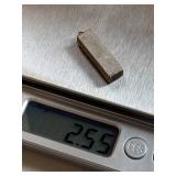 Sterling Silver Mezuzah Star of David Chai Pendant