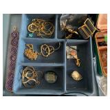 Jewelry Crafting Lot: Costume, Some Gold & Sterling Silver Findings