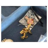 Jewelry Crafting Lot: Costume, Some Gold & Sterling Silver Findings