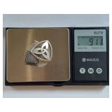 Sterling Silver Celtic Triquetra & Square Pendants