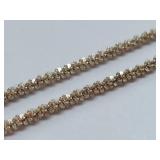 Sterling Silver 24" Venetian Sparkling Chain Necklace