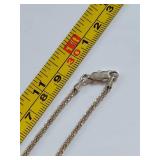 Sterling Silver 24" Venetian Sparkling Chain Necklace