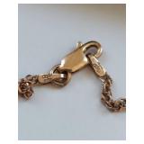 Sterling Silver Italian Twist Chain Necklace 925 - 24"