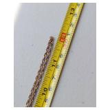 Sterling Silver Italian Twist Chain Necklace 925 - 24"