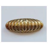 Vintage Sterling Silver Gold Tone Brooch 925